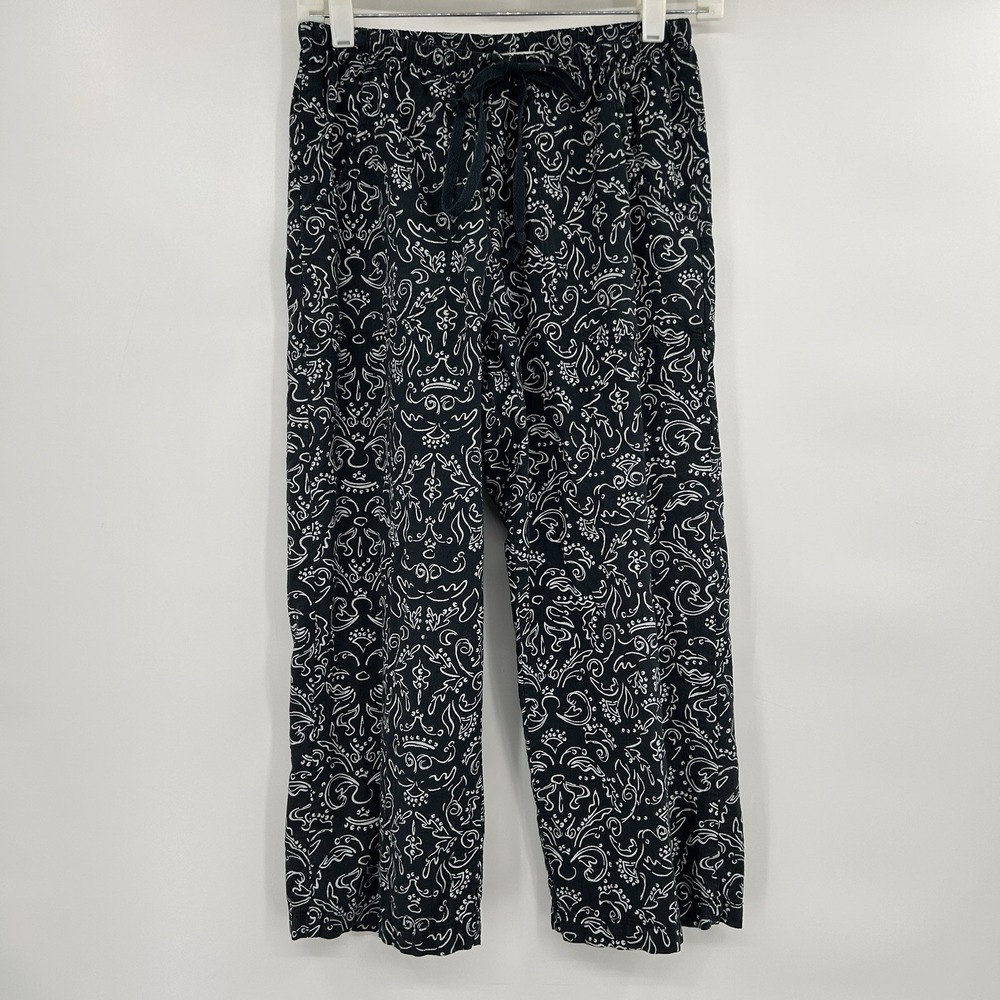 VTG Fresh Produce Cotton Cropped Capri Pants Sz S Beach Vacation‎ Resortwear 90s